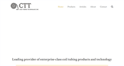Desktop Screenshot of coiltubingtechnology.com