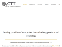 Tablet Screenshot of coiltubingtechnology.com